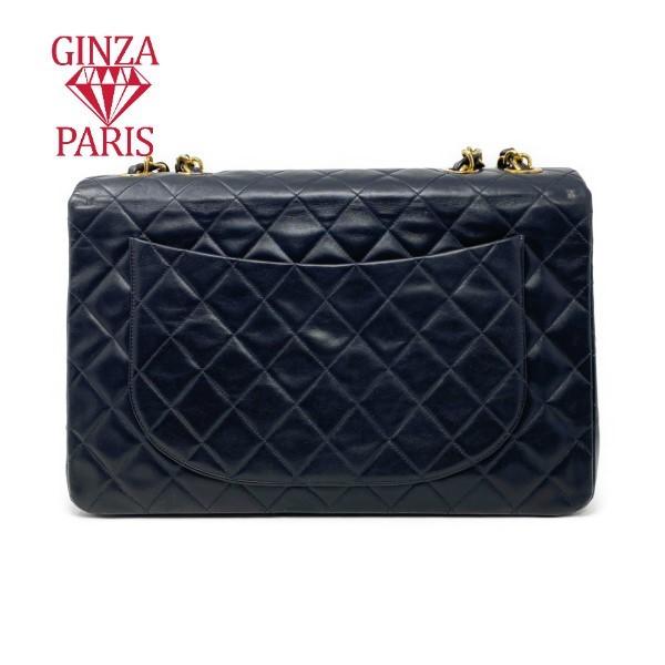 プライスオフモール　シャネル 　CHANEL　 デカマト　マトラッセ３４　ダブルチェーン　ダブルフラップ　チェーンショルダーバッグ　ラムスキン　ゴールド金具 | CHANEL | 01