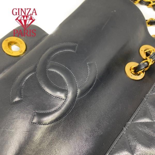 プライスオフモール　シャネル 　CHANEL　 デカマト　マトラッセ３４　ダブルチェーン　ダブルフラップ　チェーンショルダーバッグ　ラムスキン　ゴールド金具 | CHANEL | 11