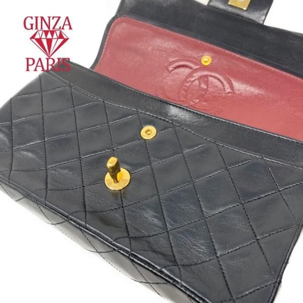 プライスオフモール　シャネル 　CHANEL　 マトラッセ２３　ダブルチェーン　ダブルフラップ　チェーンショルダーバッグ　ラムスキン　ゴールド金具 | CHANEL | 09