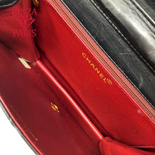 シャネル 　CHANEL　 マトラッセ　プシュロックチェーンショルダー　ラムスキン　ブラック　A03569　ゴールド金具　 | CHANEL | 13