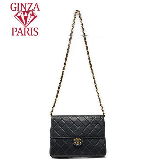 シャネル 　CHANEL　 マトラッセ　プシュロックチェーンショルダー　ラムスキン　ブラック　A03569　ゴールド金具　 | CHANEL | 02