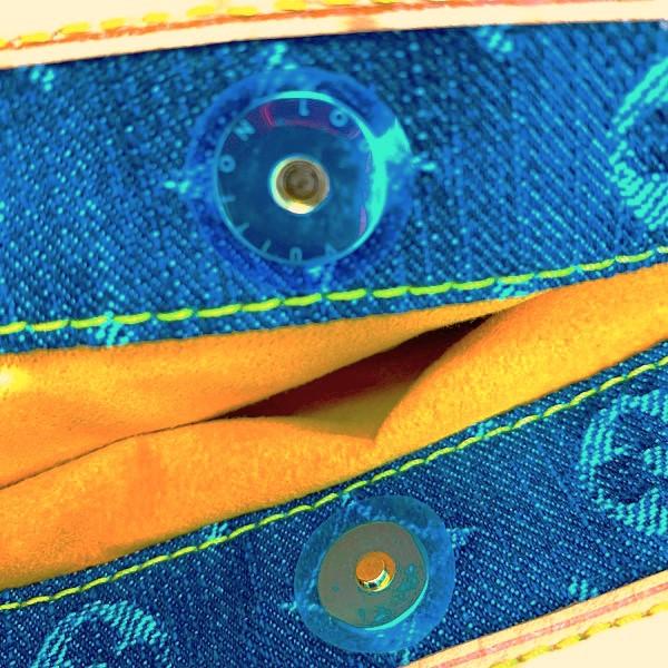 未使用に近い　ルイ ヴィトン  LOUIS  VUITTON  ポルテ・エポル・レイエMM　モノグラムデニム　ショルダーバッグ　インディゴブルー　M95334 | LOUIS VUITTON | 15