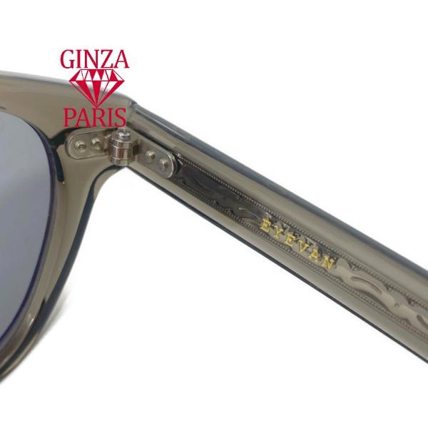 新品・未使用 EYEVAN /アイヴァン Webb51 SMK スモークグレー偏光レンズサングラス 51□21 145