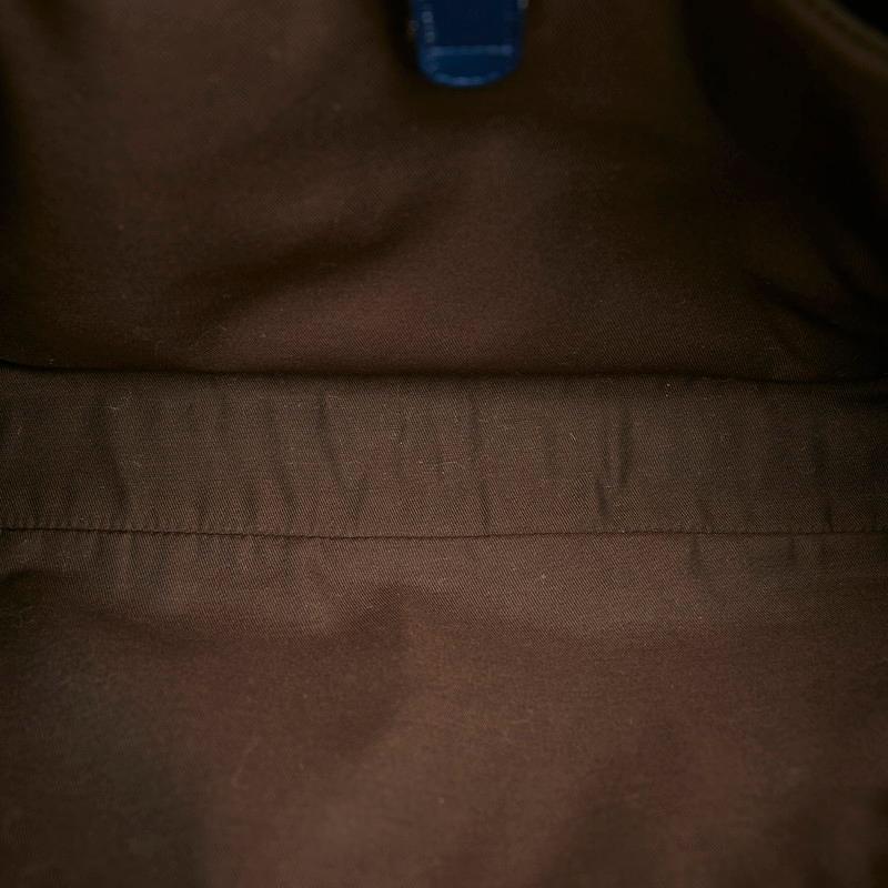 GUCCI グッチ ディアマンテ 344357 ブルー レザー ブリーフ