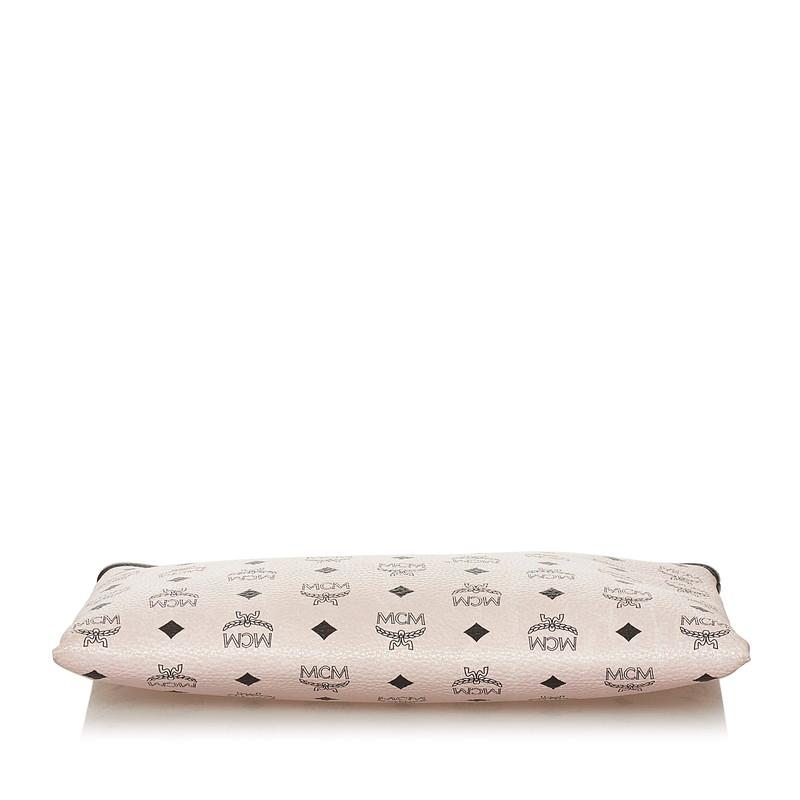 MCM ソフトピンク ヴィセトス ミニハンドバッグ 美品 ポーチ クラッチ 