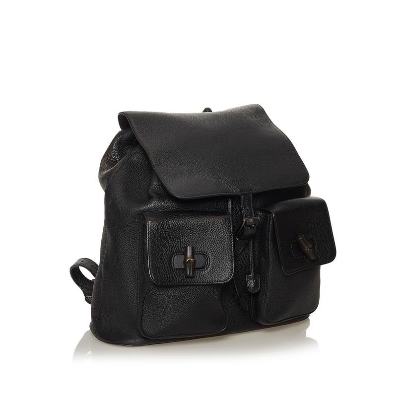 グッチ　GUCCI バンブー　黒 スエード リュック 楽天市場】グッチ GUCCI バンブー リュック ミディアム バック