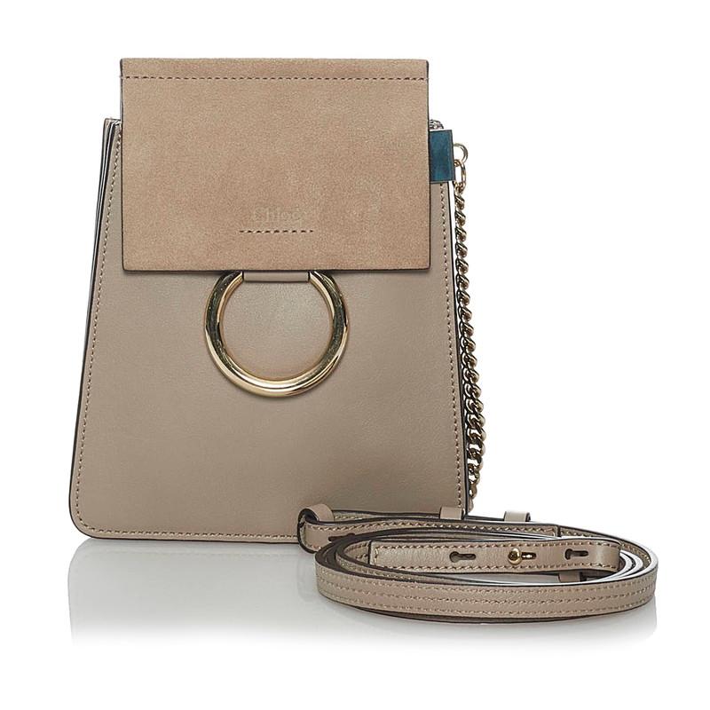 Chloe（クロエ） FAYE スモールブレスレットバッグ グレージュ 