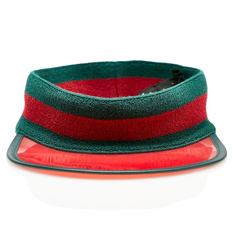 GUCCI（グッチ） シェリーライン ウェブストライプ サンバイザー