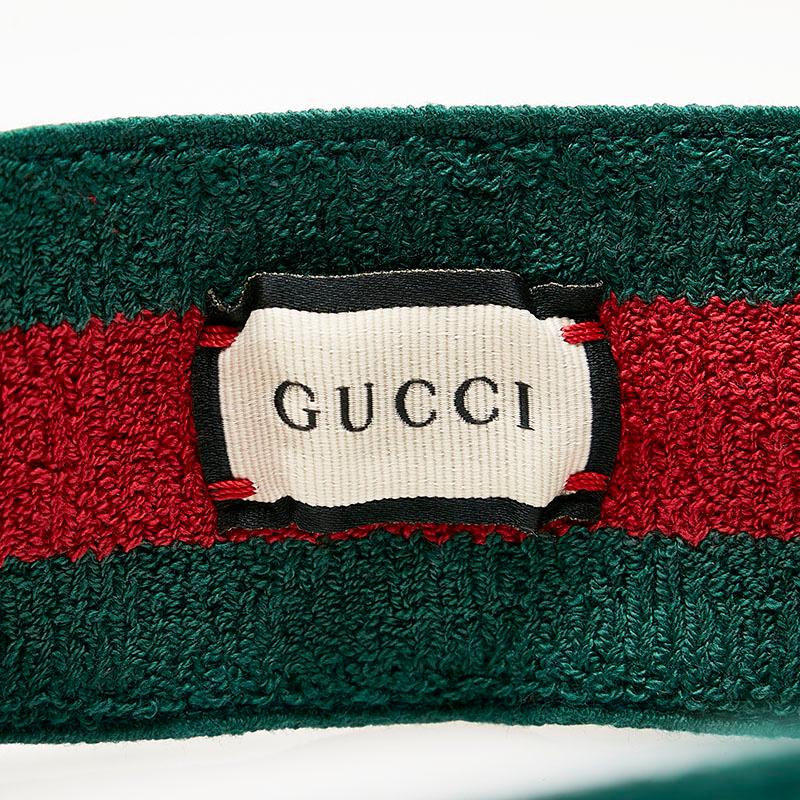 GUCCI（グッチ） シェリーライン ウェブストライプ サンバイザー