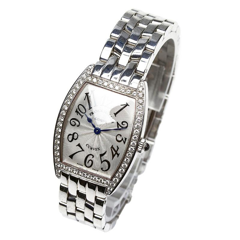 フランクミュラー トノーカーベックス ダイヤベゼル 腕時計 1752