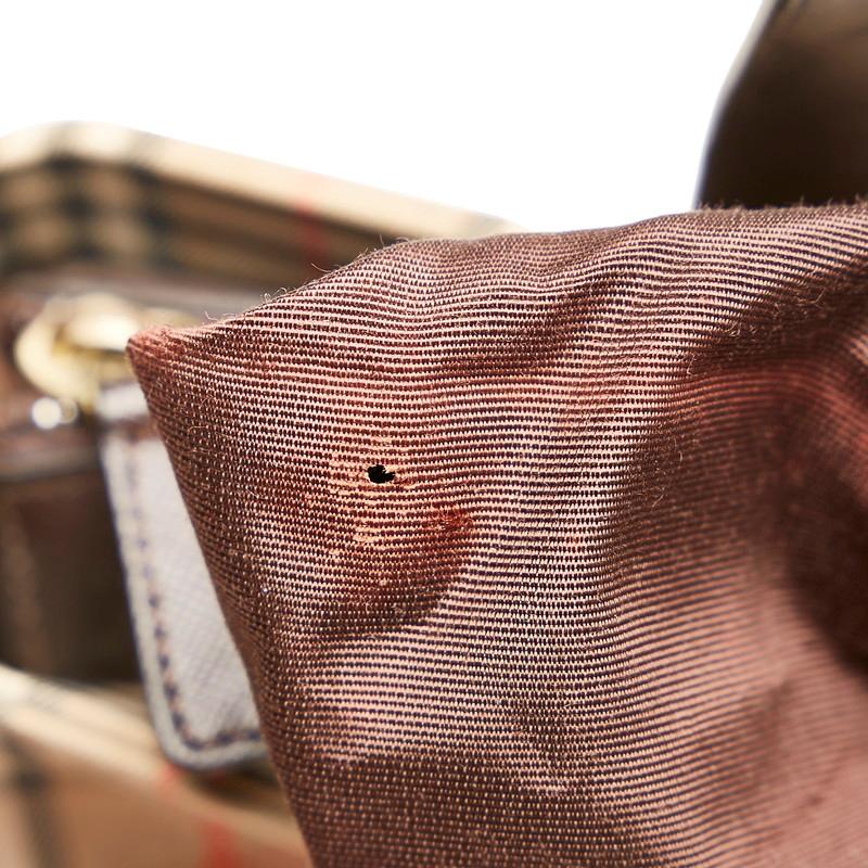 BURBERRY（バーバリー） ノバチェック シャドーホース ハンドバッグ