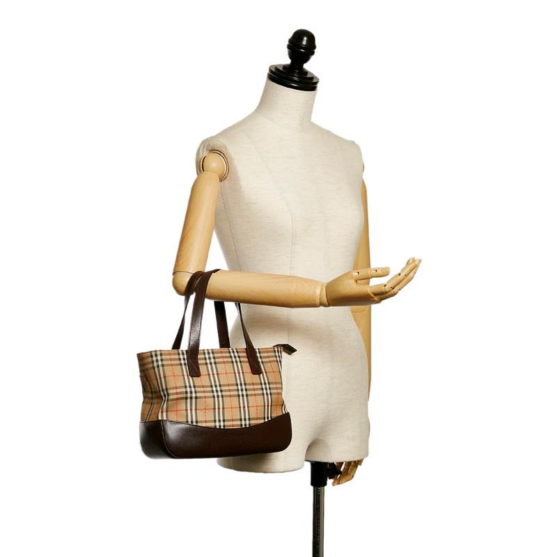 BURBERRY（バーバリー） ノバチェック シャドーホース ハンドバッグ