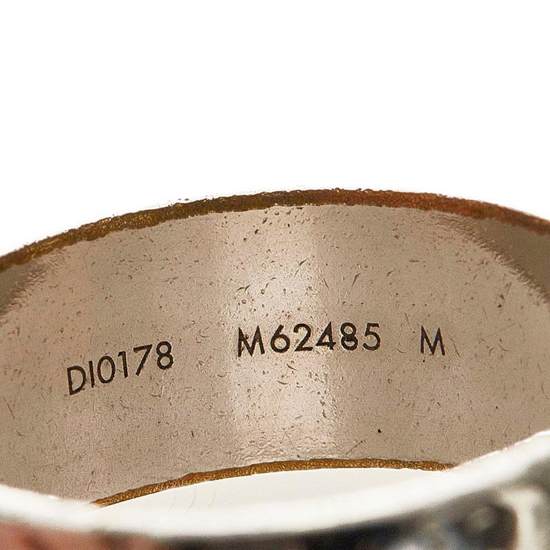 美品 ルイヴィトン モノグラム M62485 リング 指輪 メタル シルバー LOUIS VUITTON ルイヴィトン リング アクセサリー モノグラム