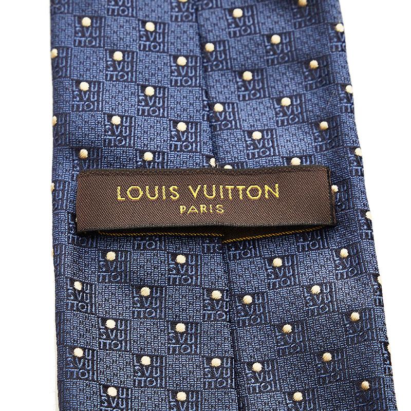 LOUIS VUITTON（ルイ・ヴィトン） ルイ ヴィトン ネクタイ ネイビー