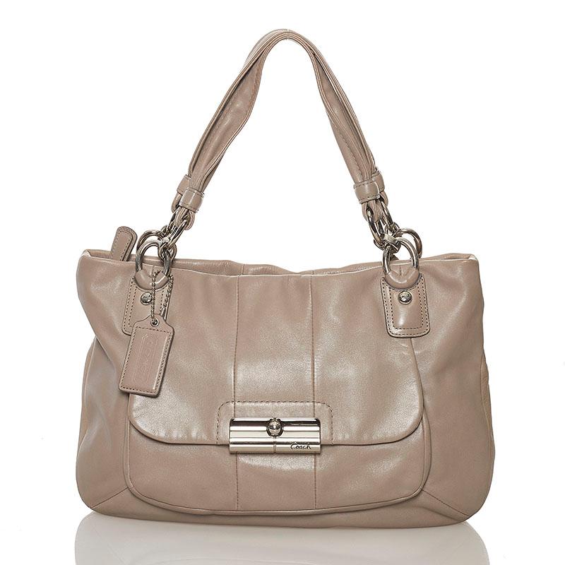 COACH（コーチ） ショルダーバッグ M1073-16814 グレー レザー