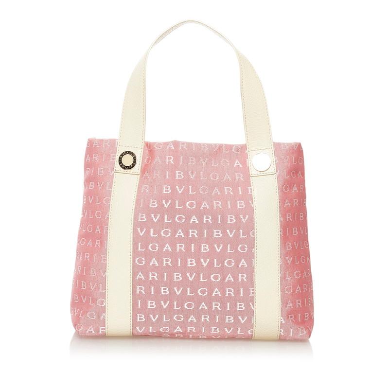 BVLGARI ブルガリ ロゴマニア ハンドバッグ ミニ トートバッグ BVLGARI ブルガリ ロゴマニア ハンドバッグ ミニ トートバッグ