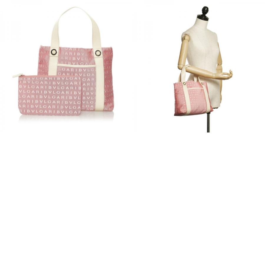 BVLGARI ブルガリ ロゴマニア ハンドバッグ ミニ トートバッグ BVLGARI ブルガリ ロゴマニア ハンドバッグ ミニ トートバッグ