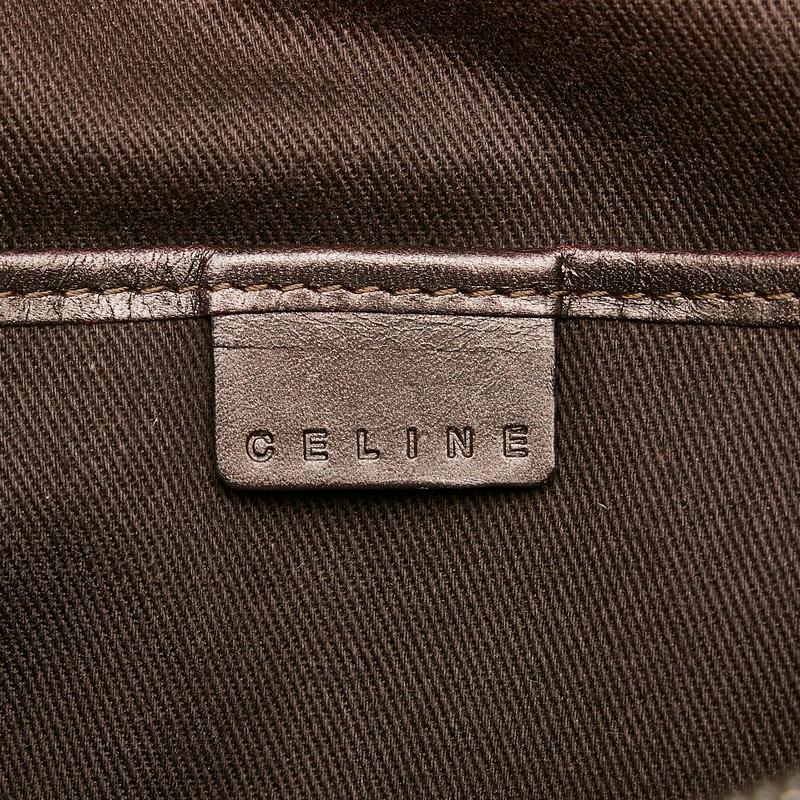 CELINE（セリーヌ） Cマカダム ハンドバッグ ブラウン キャンバス