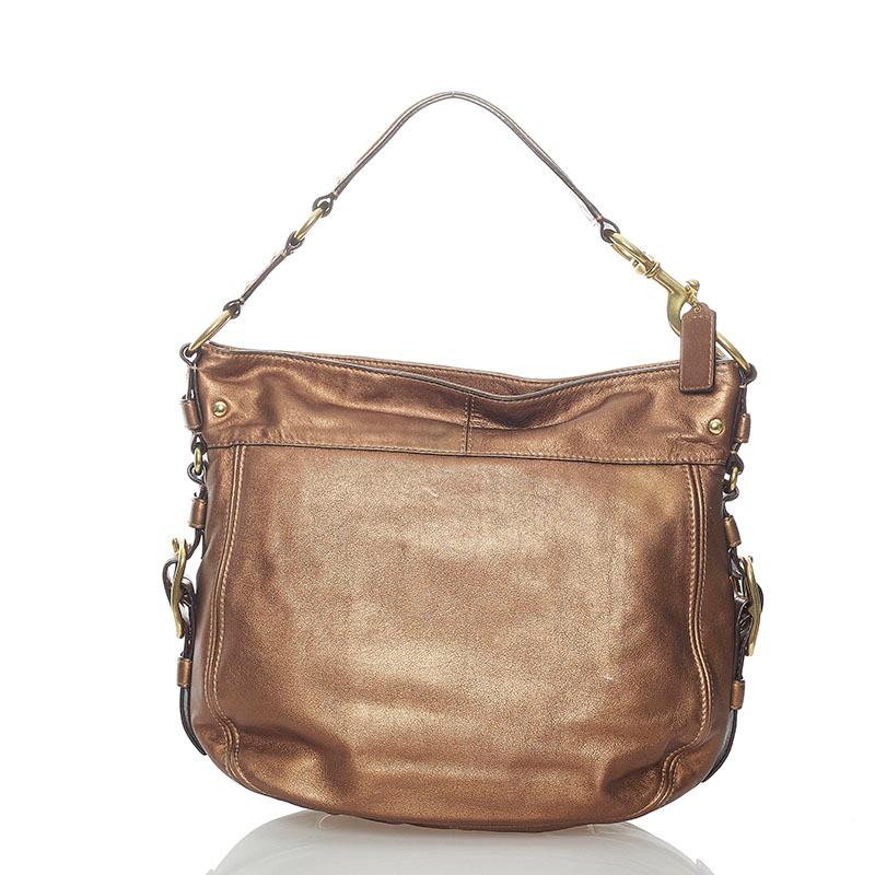 COACH  コーチ　ハンドバッグ　s12　レザー　0409　ブラウン　本革 COACH コーチ ハンドバッグ s12 レザー 0409 ブラウン 本革