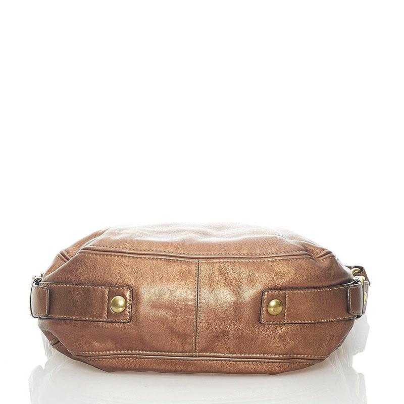 COACH（コーチ） ワンショルダー 12669 メタリック ブラウン レザー