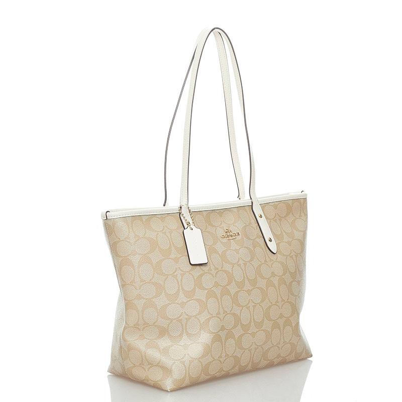 COACH（コーチ） シグネチャー トートバッグ ショルダーバッグ