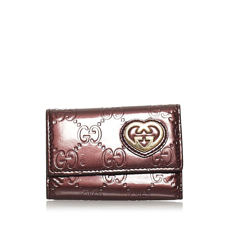 グッチ グッチシマ ラブリーハート キーケース 257217 ブラウン エナメル レディース GUCCI 【中古】 : 1-0060642 :  銀座パリス Yahoo!ショッピング店 - 通販 - Yahoo!ショッピング