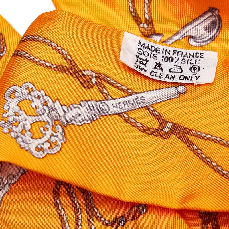 HERMES エルメス ツイリー レクレアポア 2本セット スカーフ オレンジ 