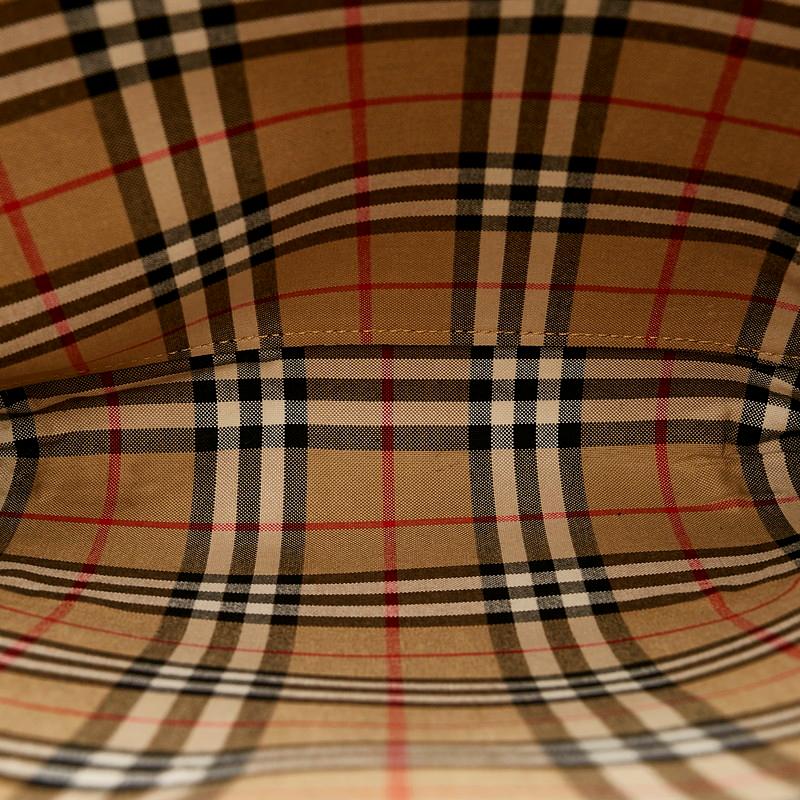 BURBERRY（バーバリー） ノバチェック グラフィティ ロゴ ハンドバッグ