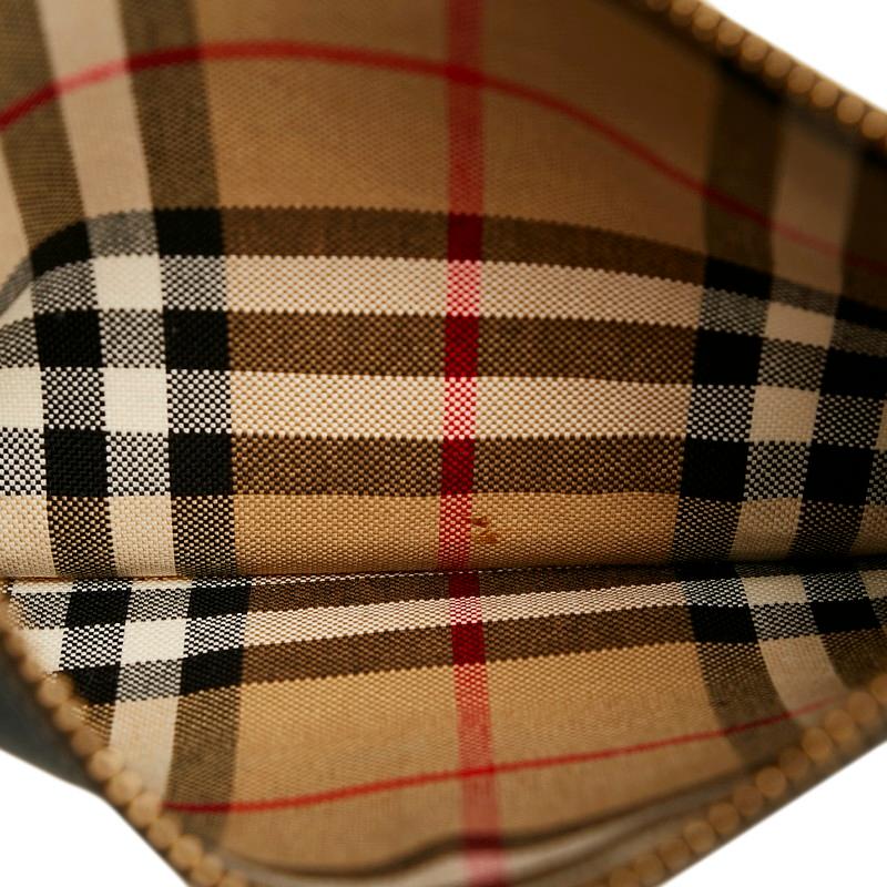 BURBERRY（バーバリー） ノバチェック グラフィティ ロゴ ハンドバッグ