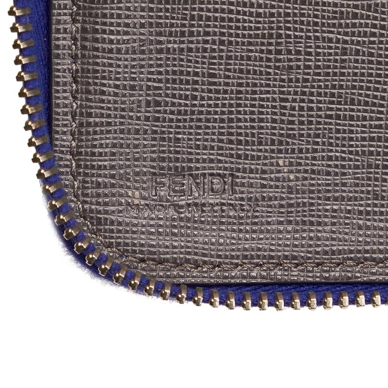FENDI フェンディ モンスター ラウンドファスナー 長財布 ブルー FENDI フェンディ モンスター ラウンドファスナー 長財布 ブルー