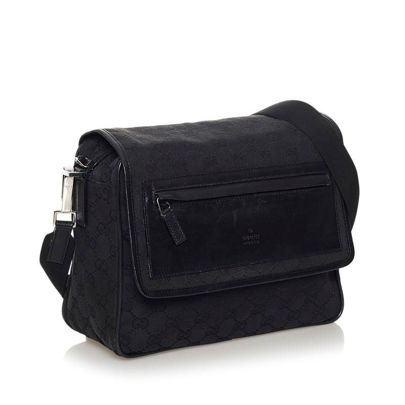 【美品】GUCCI グッチ　ショルダーバッグ　GG柄　キャンバス　レザー GUCCI（グッチ） GGキャンバス 斜め掛け ショルダーバッグ 28562