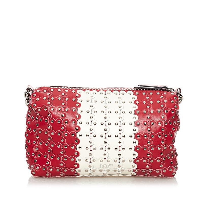 RED VALENTINO（レッドヴァレンチノ）　本革チェーンバック レッド ヴァレンティノ RED VALENTINO チェーンショルダーバッグ