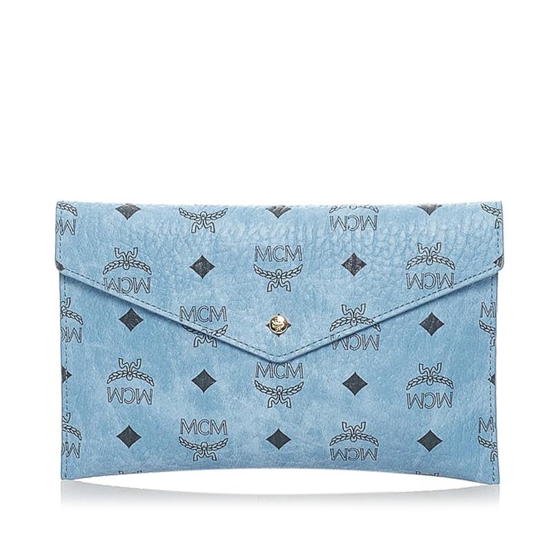 MCM エム シー ヴィセトス ロゴグラム ノベルティ クラッチ