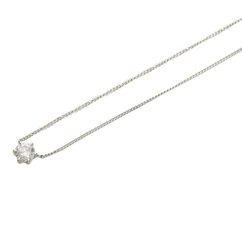 Pt900 プラチナ Pt850 プラチナ ダイヤ1.10ct ネックレス レディース ...