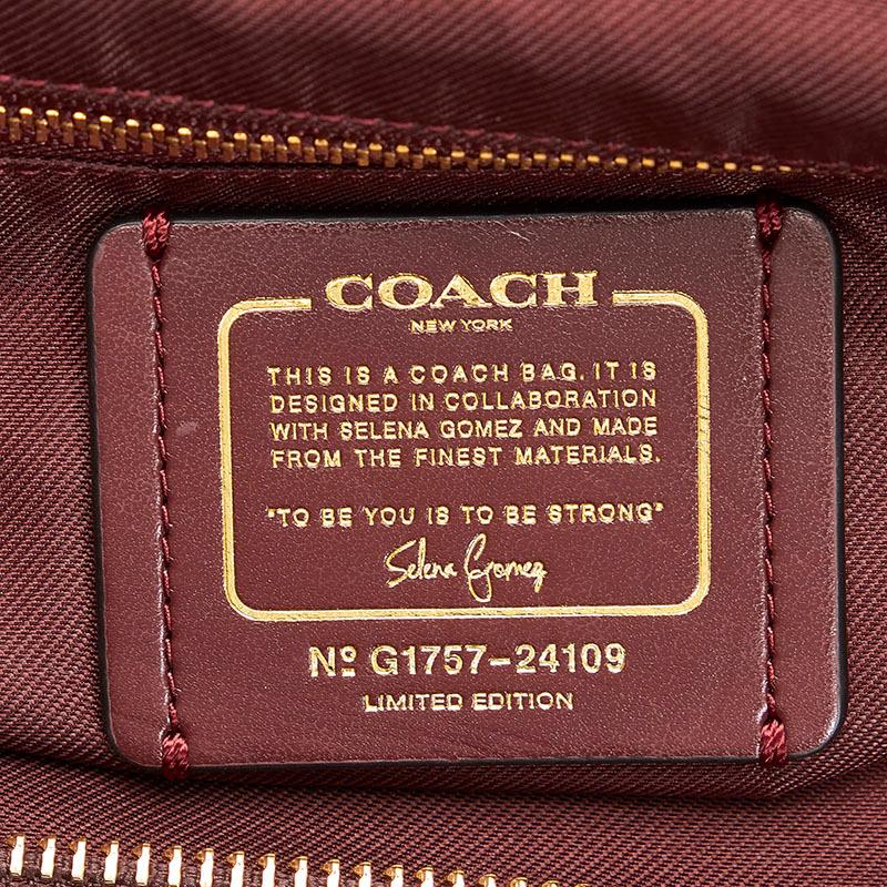 美品✨ コーチ 2way ショルダー セレーナゴメス ハンドバッグ レザー COACH（コーチ） × セレーナゴメス ハンドバッグ ショルダーバッグ