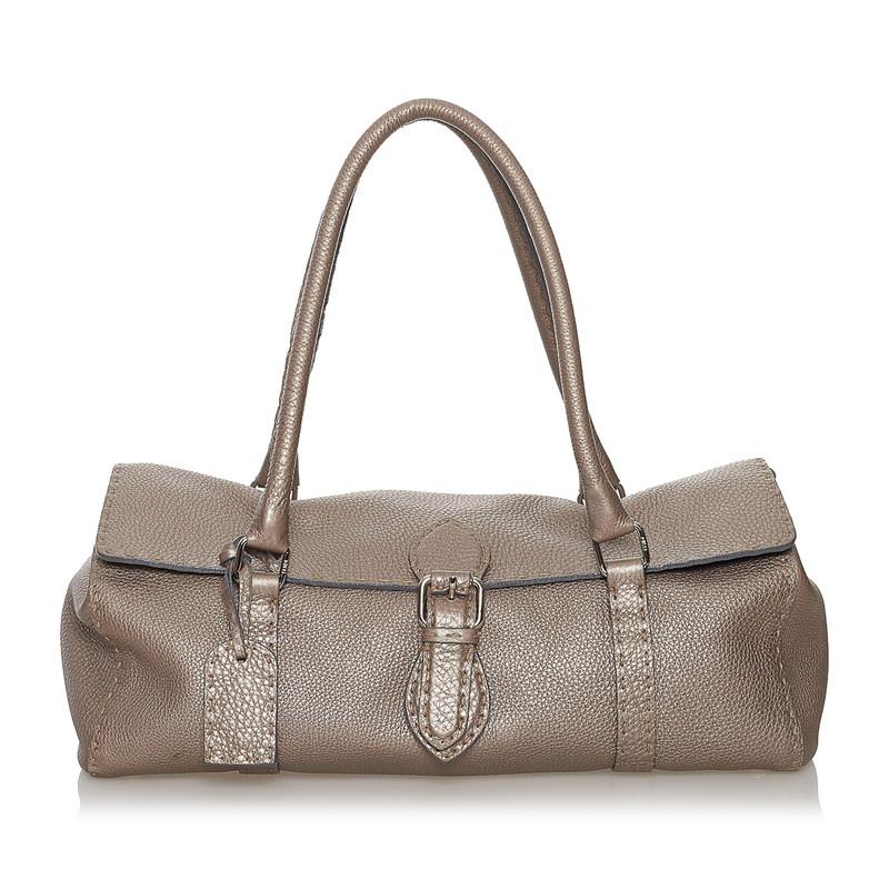 FENDI（フェンディ） セレリア ハンドバッグ 8BR442 メタリック 