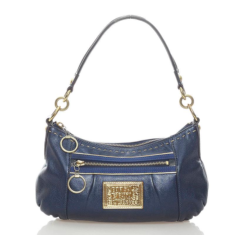 COACH コーチ　ボディーバック　ネイビー COACH（コーチ） ポピー ハンドバッグ ショルダーバッグ 2way 15335