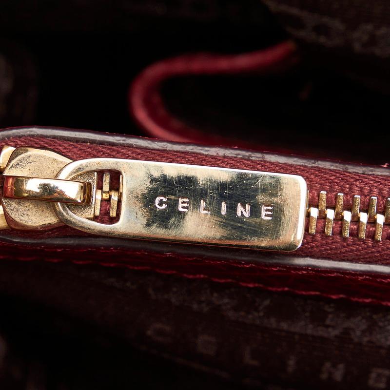 美品 CELINE セリーヌ マカダム柄 ブギーバッグ ハンドバッグ ピンク CELINE セリーヌ マカダム ブギーバッグ ハンドバッグ ピンク