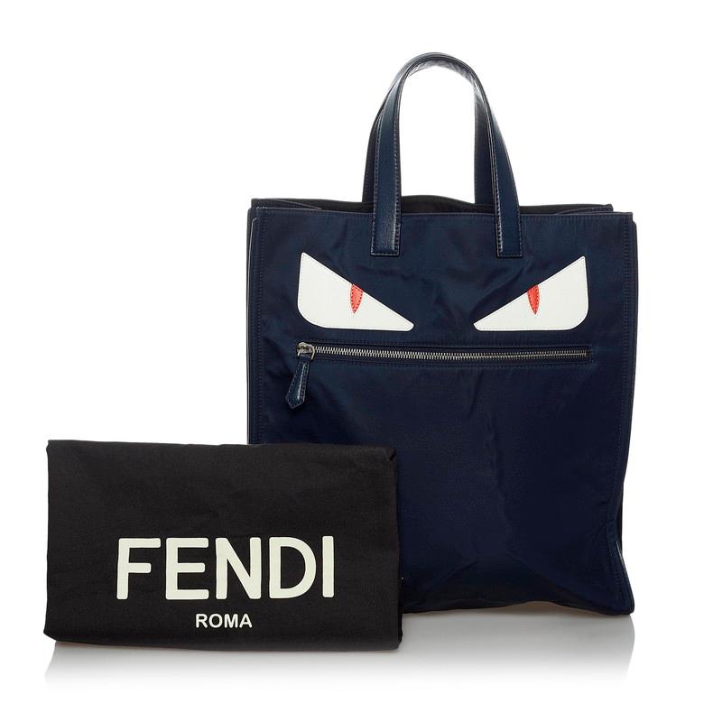 フェンディ FENDI バグズモンスタートート ナイロン×レザー