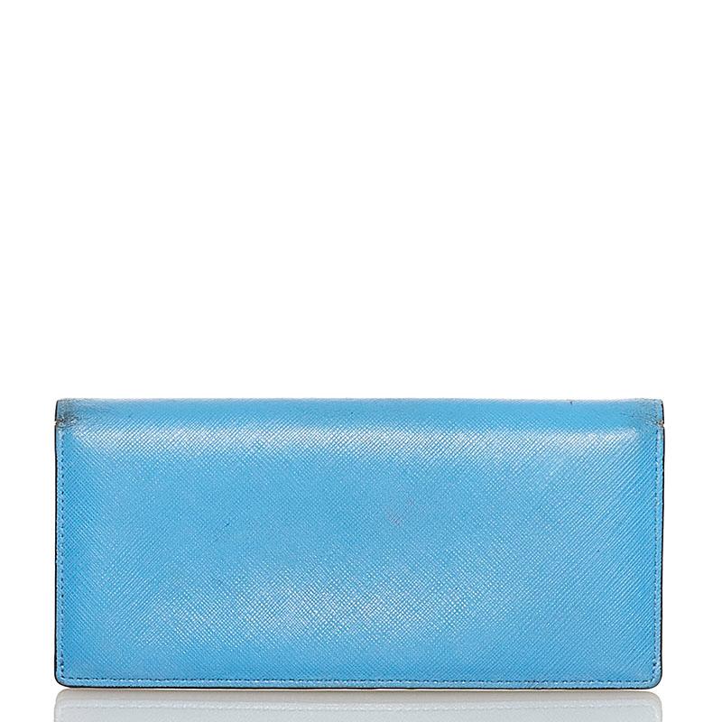 MCM（エムシーエム） エム シー エム 長財布 ブルー レザー レディース