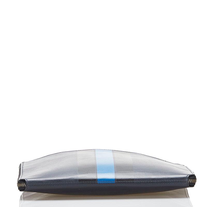 COACH（コーチ） ストライプ クラッチバッグ セカンドバッグ F66312