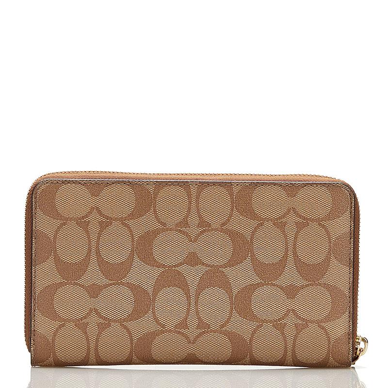 COACH（コーチ） シグネチャー ラウンドファスナー 長財布 F76579