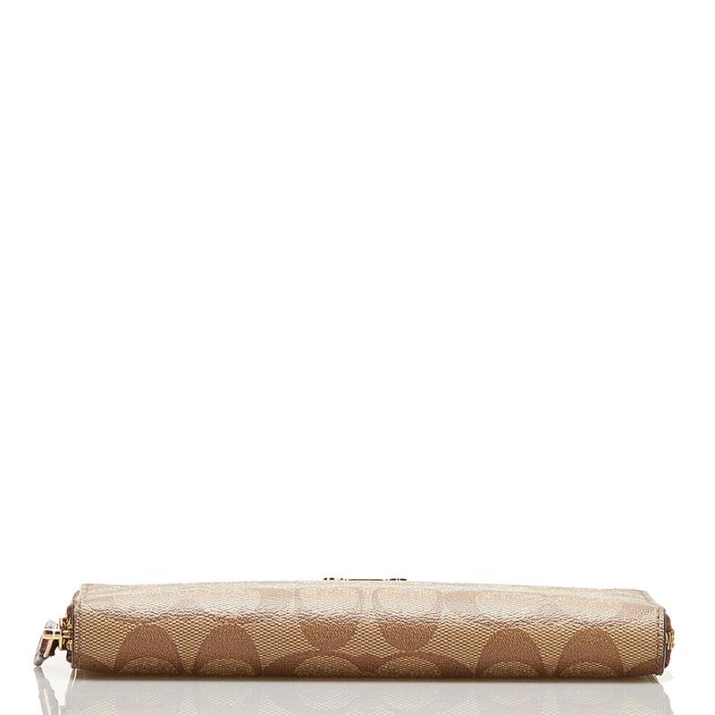 COACH アウトレット 長財布 シグネチャー モノグラム ラウンドファスナー COACH コーチ シグネチャー ラウンドファスナー 長財布 F76579