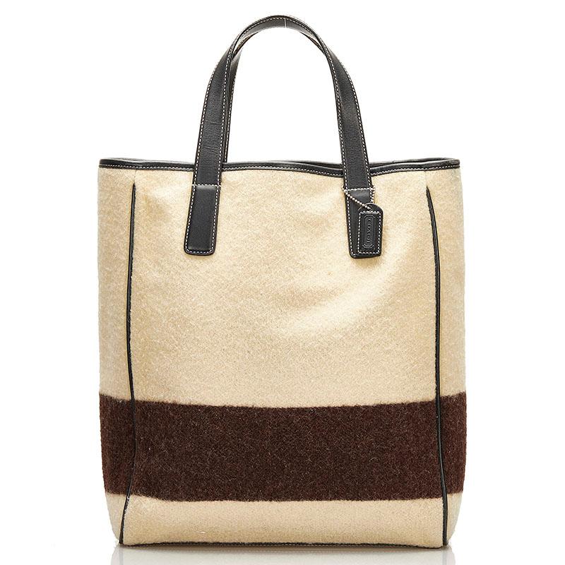 COACH（コーチ） トートバッグ ショルダーバッグ ベージュ ブラウン