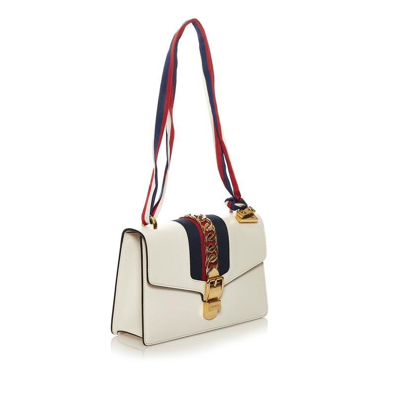 GUCCI（グッチ） シルヴィ スモール ショルダーバッグ 421882 ホワイト