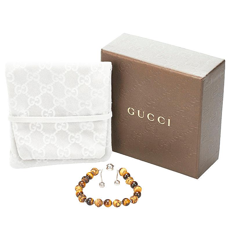 GUCCI タイガーアイバンブー 　　　　　　　　　ブレスレット GUCCI グッチ タイガーアイ バンブー ウッド ブレスレット