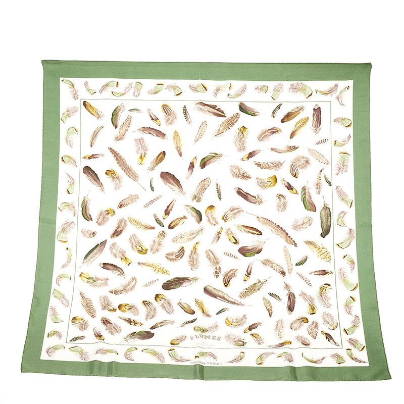 HERMES カレ90 PLUMES par Henride Linares HERMES エルメス カレ90 PLUMES par Henride Linares スカーフ