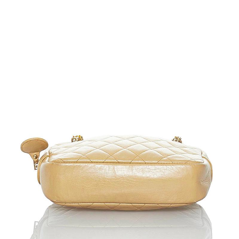 シャネル マトラッセ ココマーク チェーン ダブル ショルダーバッグ ラムスキン レディース CHANEL 【1-0072441】 CHANEL（シャネル） マトラッセ ココマーク チェーン ダブル