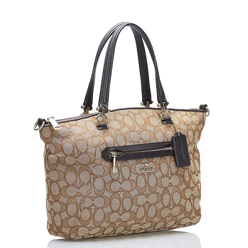 COACH（コーチ） シグネチャー ハンドバッグ ショルダーバッグ 2WAY