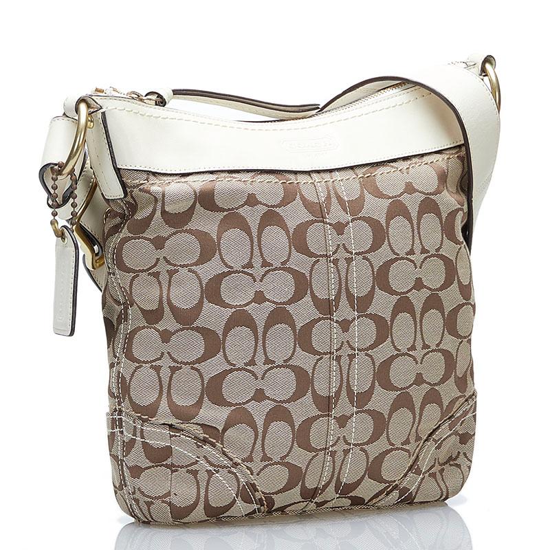 COACH（コーチ） シグネチャー 斜め掛け ショルダーバッグ 10403